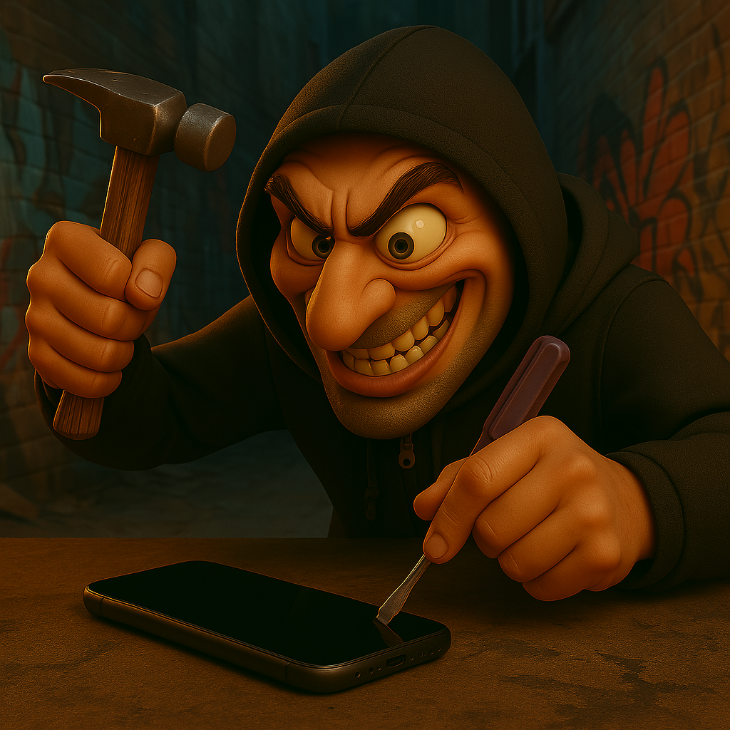 Ilustración de un hacker